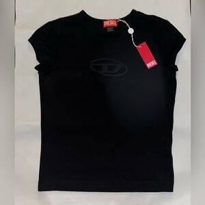 Disel Shirt ordered online, new with tags, size M, black, full length T-shirt